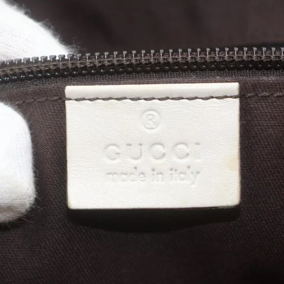 Gucci Tote Bag Brown Canvas - Picture 12 of 13